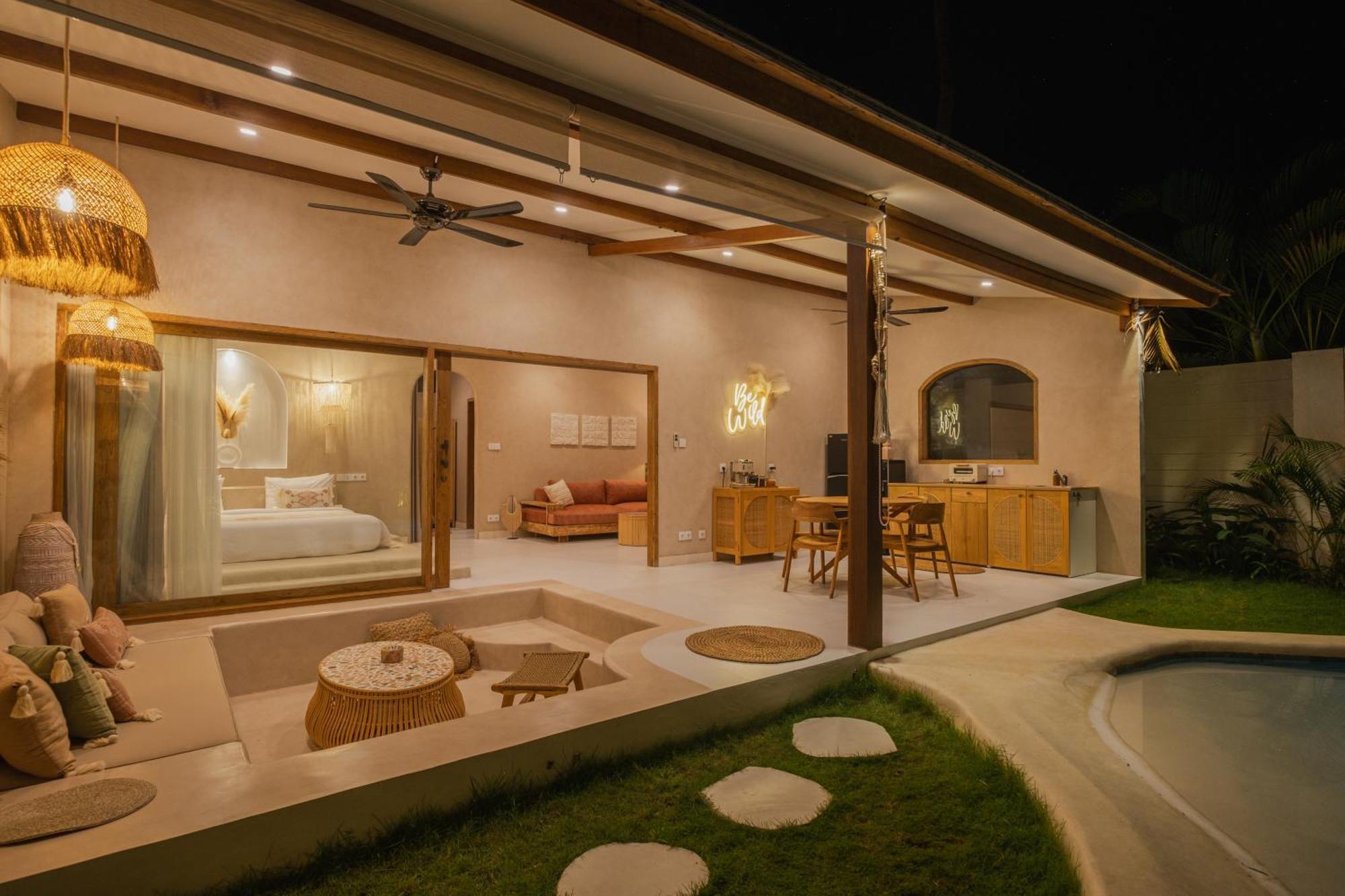 Gili Boho Villas - Aesthetic Private Pool Villas غيلي تراوانغان المظهر الخارجي الصورة