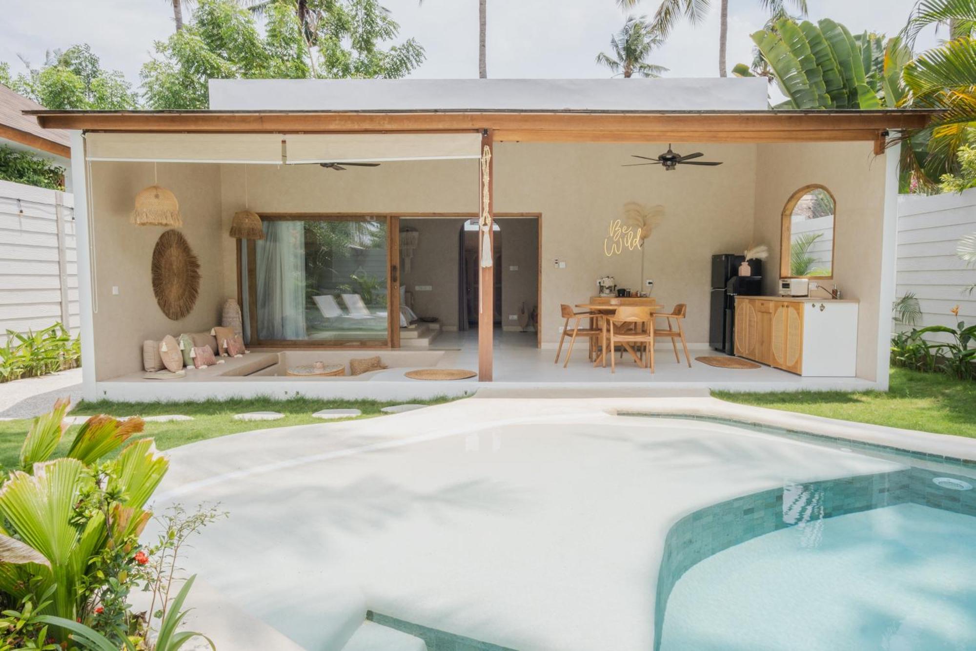 Gili Boho Villas - Aesthetic Private Pool Villas غيلي تراوانغان المظهر الخارجي الصورة