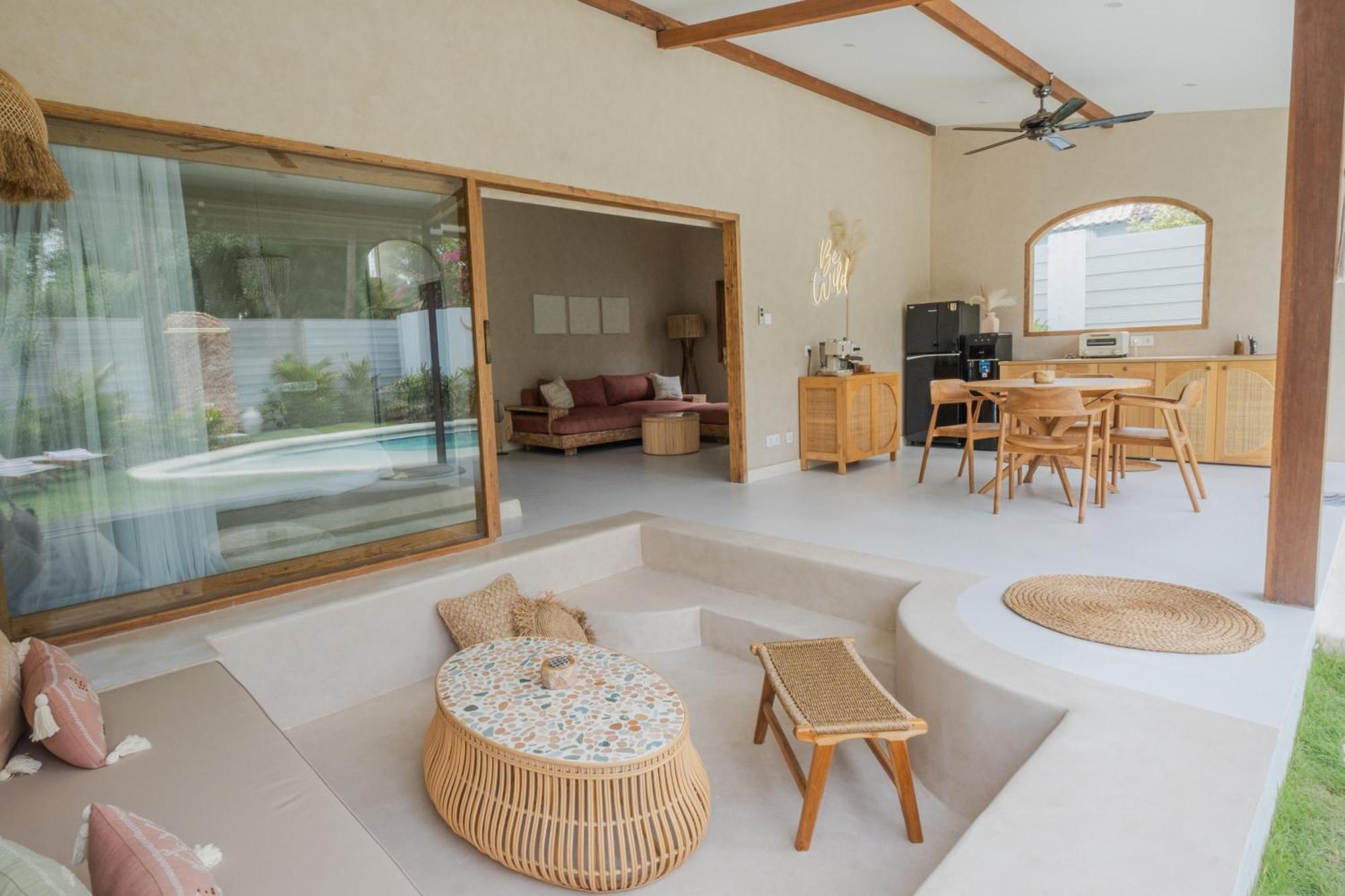 Gili Boho Villas - Aesthetic Private Pool Villas غيلي تراوانغان المظهر الخارجي الصورة