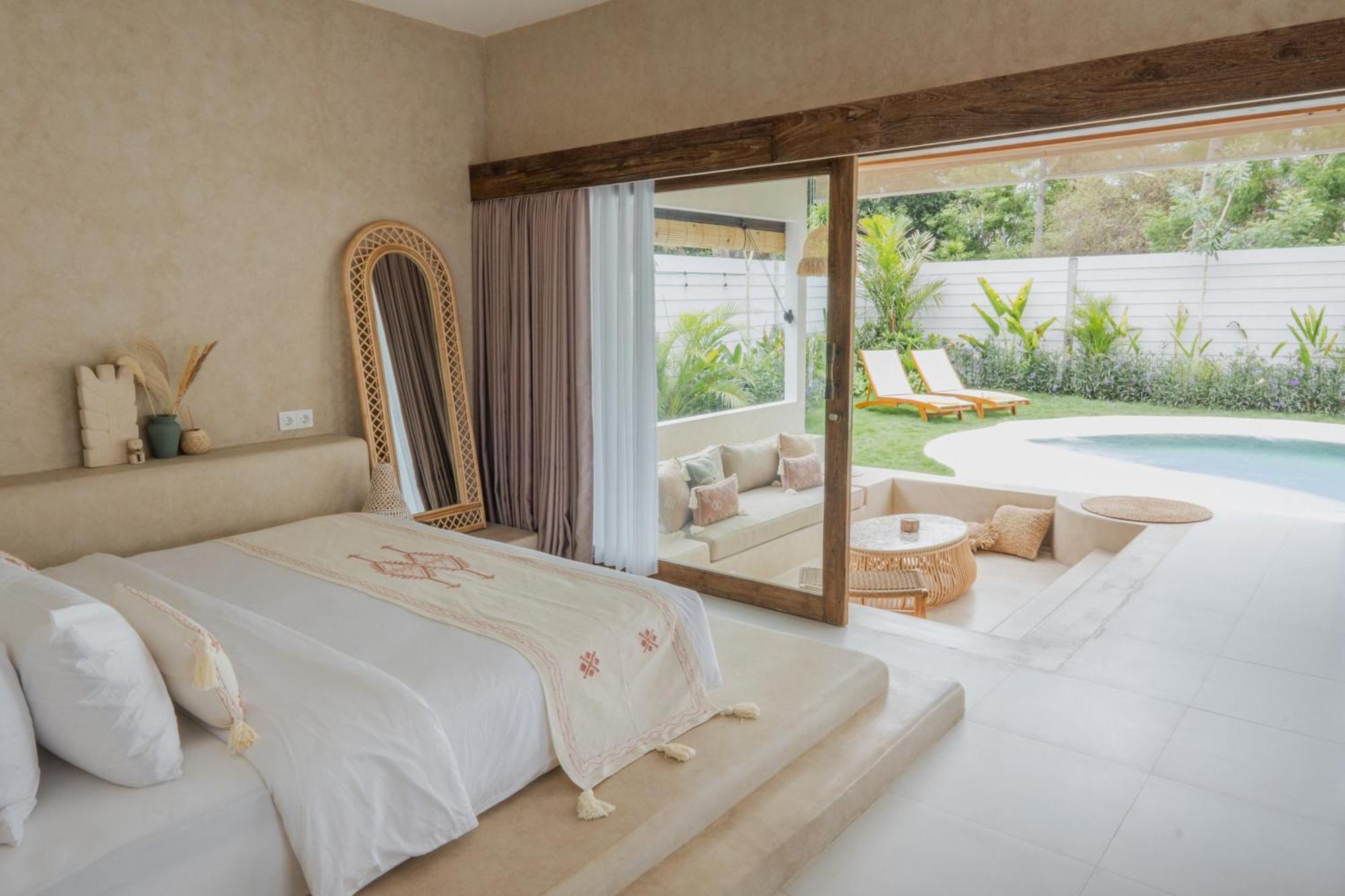 Gili Boho Villas - Aesthetic Private Pool Villas غيلي تراوانغان المظهر الخارجي الصورة