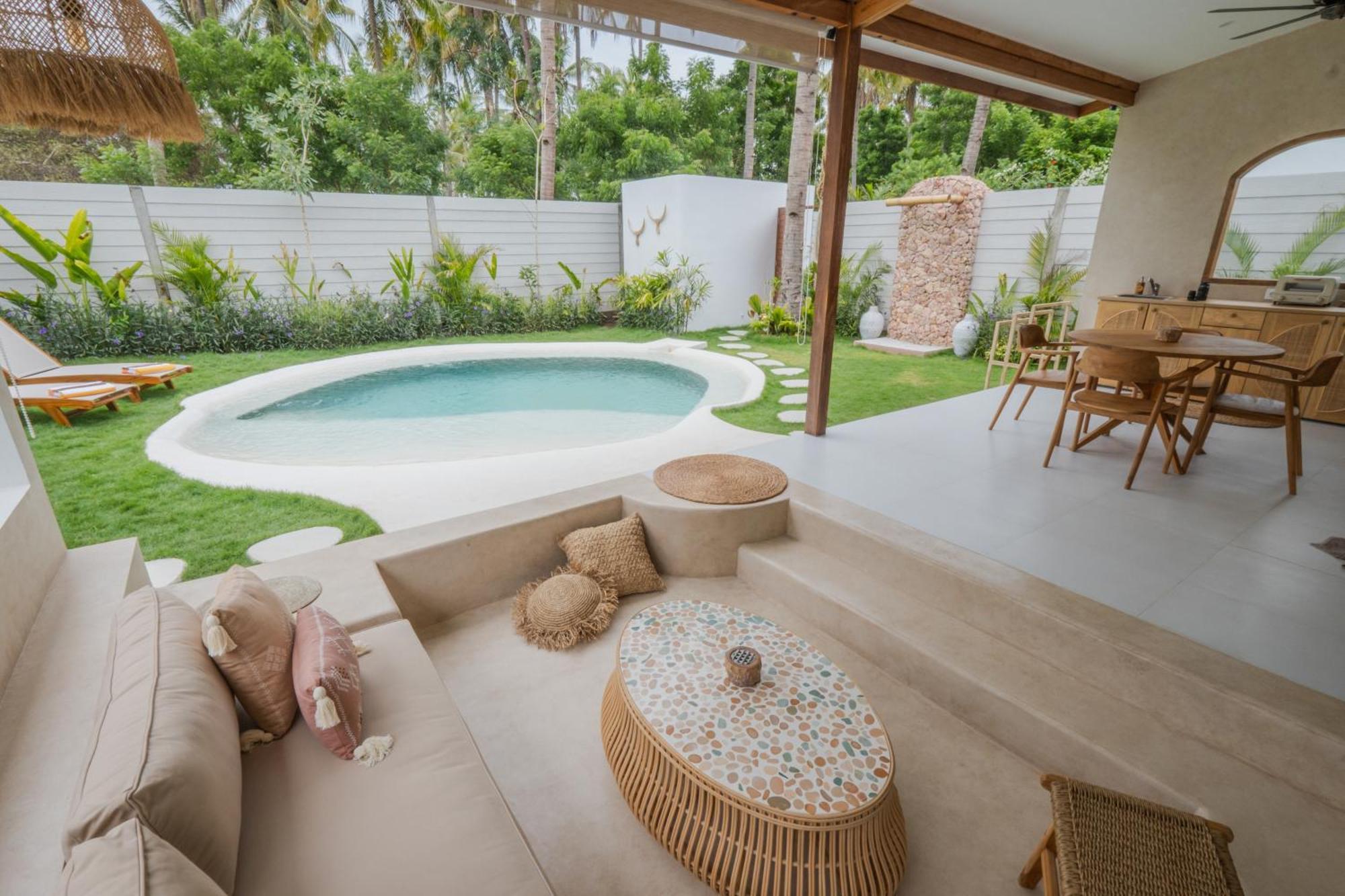Gili Boho Villas - Aesthetic Private Pool Villas غيلي تراوانغان المظهر الخارجي الصورة