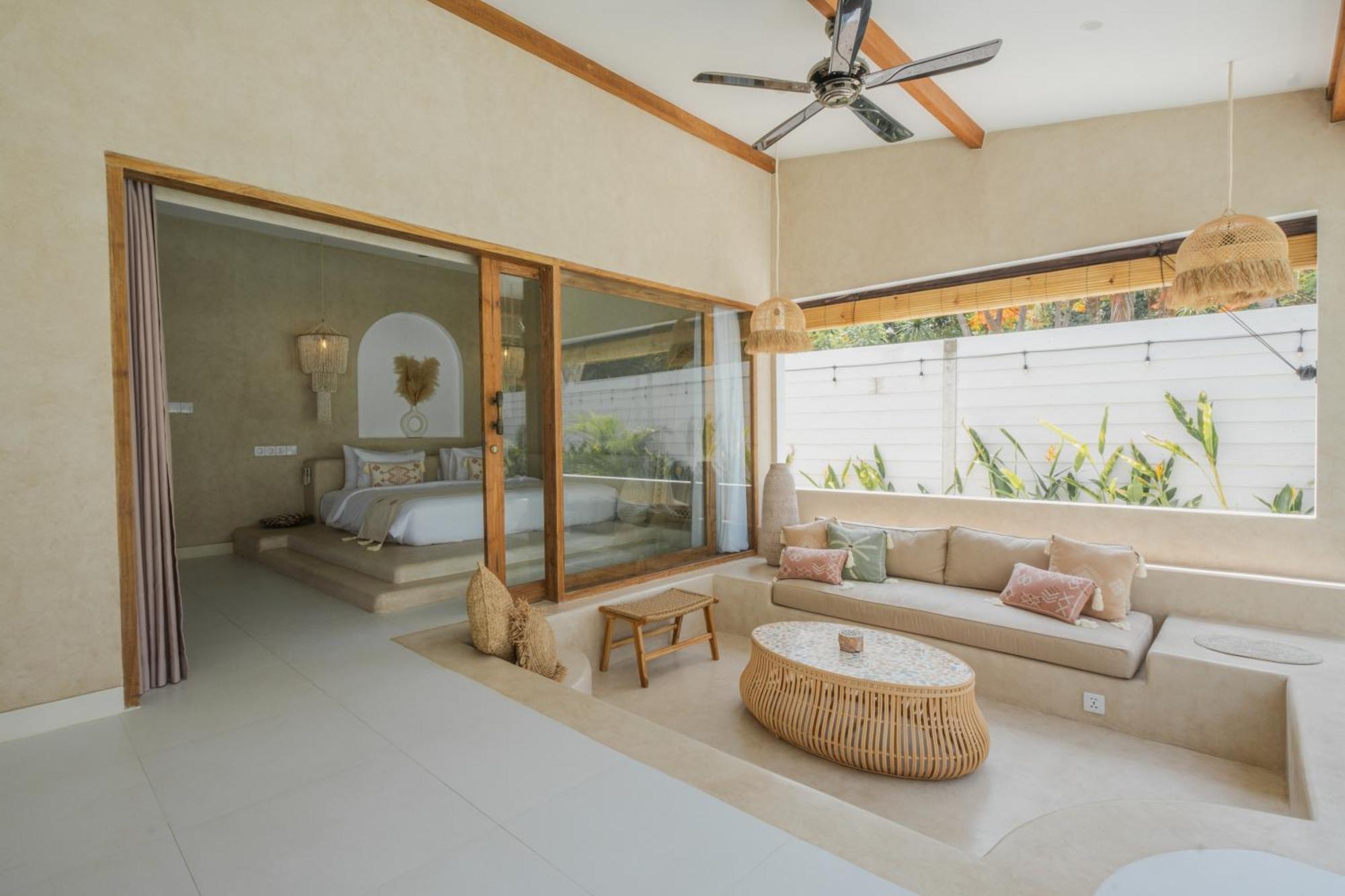 Gili Boho Villas - Aesthetic Private Pool Villas غيلي تراوانغان المظهر الخارجي الصورة